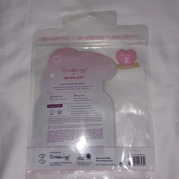 Creme x My Melody face mask - Picture 2 of 2